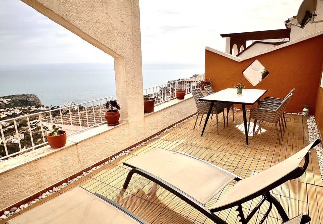 Apartamento en Benitachell - Apartamento con terraza y vistas al mar Cumbre del Sol