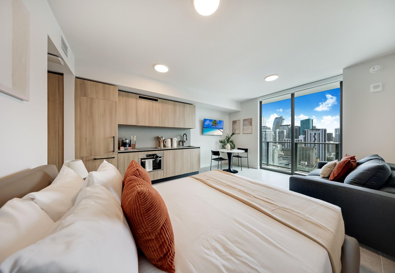Estudio en Miami - 501 First with city view