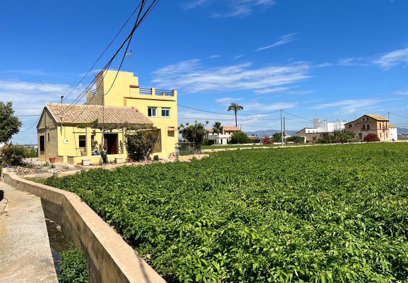 House in Alboraya / Alboraia - Seaside Serenity: Cozy Home with Garden and Terrace in Alboraya